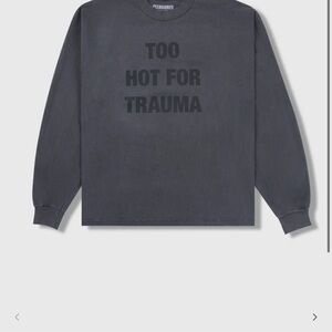 Pleasures Gray Long Sleeve Tee